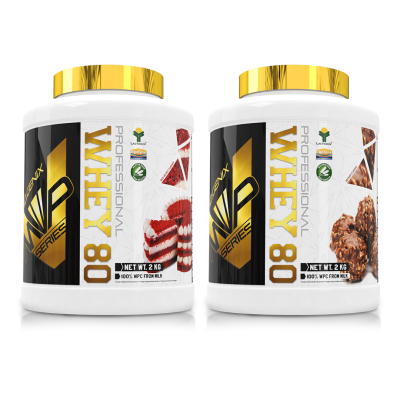 PACK DOS WHEY 80 PROFESSIONAL 2KG