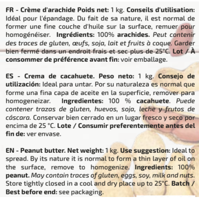 Crema de cacahuete crunchy - Original | IO.Genix