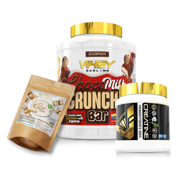 PACK WHEY SUBLIME 1,5KG + CREATINA 300G + CREMA DE ARROZ