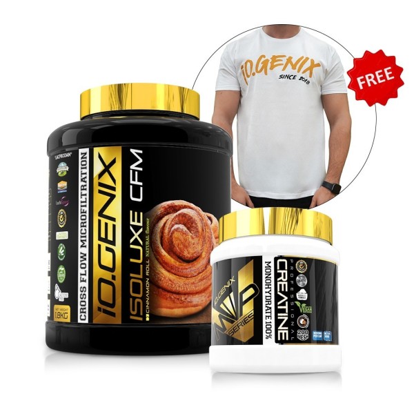 PACK ISOLUXE 1,8 KG + CREATINA 300G + CAMISETA GRATIS