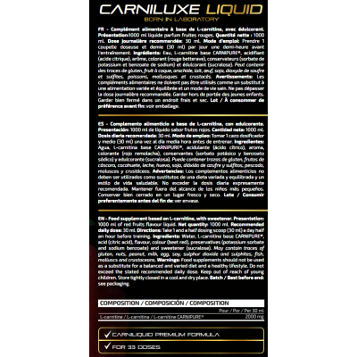 Carniluxe - Carnitina líquida | iO.GENIX Nutrition