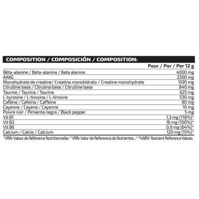 Pre-entreno Zero - Pre Work Zero| IO.Genix Nutrition