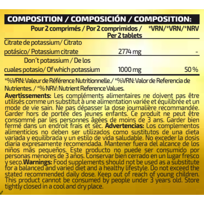 Potassium Citrate - Complemento alimenticio | iO.GENIX Nutrition