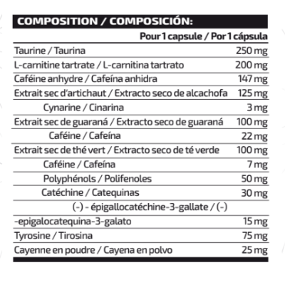 Quemagrasas - Termogénico Thermo R8 | IO.Genix Nutrition