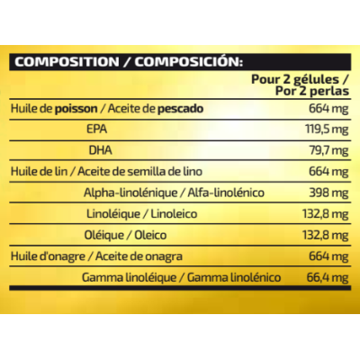 Omega 3 - 6- 9 - Ácido graso | iO.GENIX Nutrition